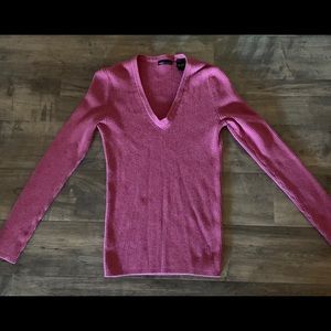 Moda International pink long sleeve sweater